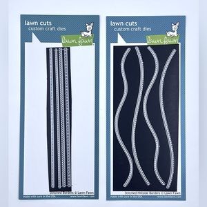 Lawn Fawn Stitch Metal Dies, Set of 2